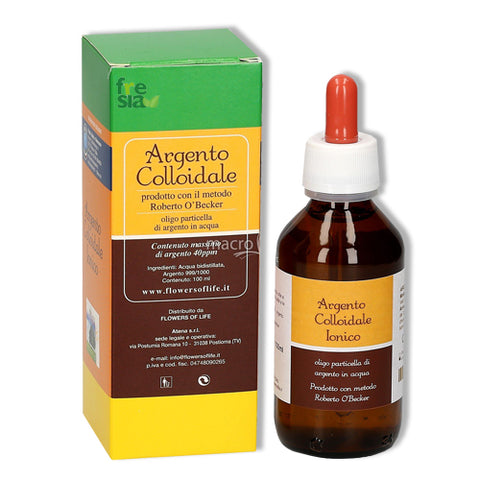 ARGENTO COLLOIDALE 40 ppm – Antibatterico, disinfettante e antinfiammatorio d’eccellenza - 100 ml Gocce e Spray