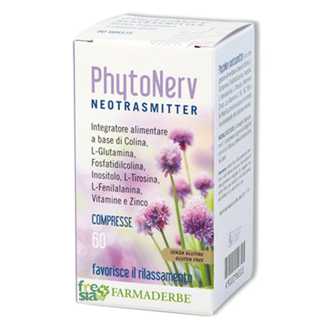 PHYTONERV NEOTRASMITTER - Migliora la memoria e la concentrazione donando un buon equilibrio emotivo - 60 compresse