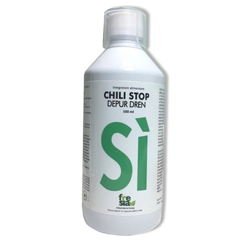 CHILI STOP DEPUR DREN 500ml - Drena i liquidi e mantiene in equilibrio il peso corporeo