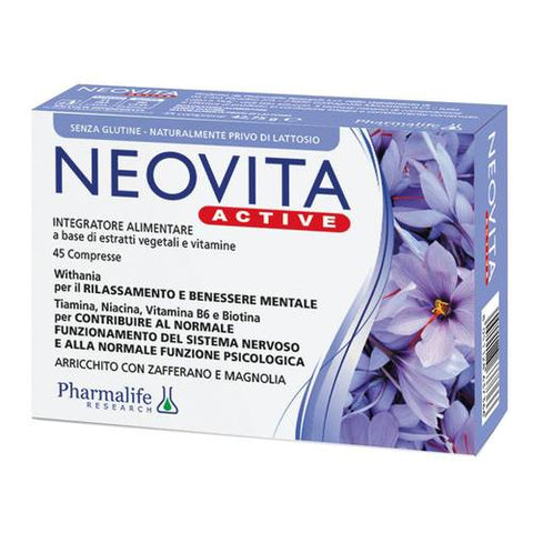 NEOVITA ACTIVE 45 Compresse - Migliora il tono dell'umore ed a combattere lo stress