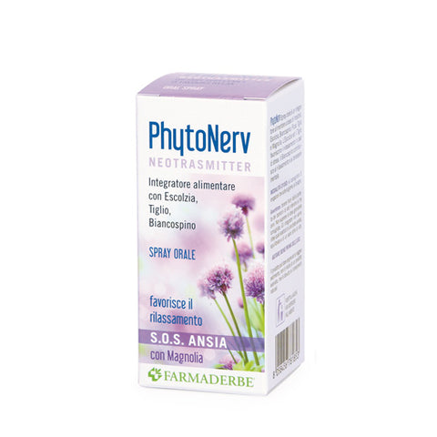 PHYTONERV NEOTRASMITTER SPRAY ORALE - adatto in caso di affaticamento mentale, aiuta la concentrazione - 30 ml