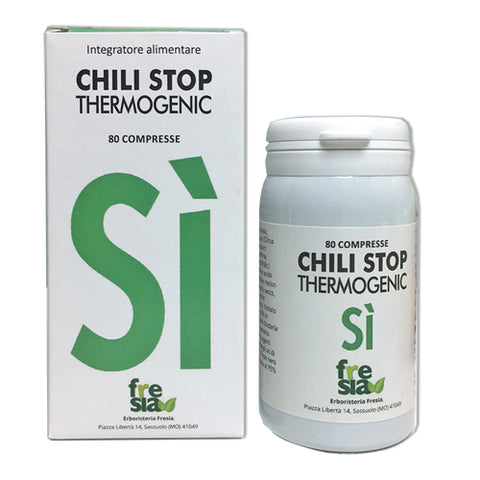 CHILI STOP THERMOGENIC 80CPR - Azione mirata contro il grasso in eccesso
