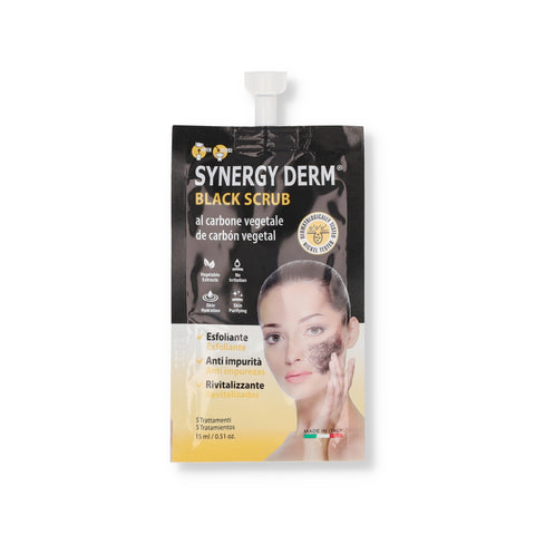 MASCHERA SYNERGY DERM BLACK SCRUB 15Ml