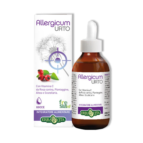 ALLERGICUM URTO GOCCE - Antistaminico naturale efficace nelle allergie. Riporta il benessere alle vie respiratorie - 50ml