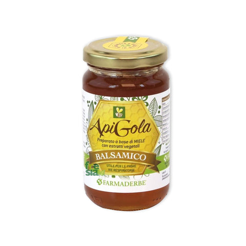 APIGOLA – Miele con estratti vegetali balsamici utili alle prime vie respiratorie – 250 g