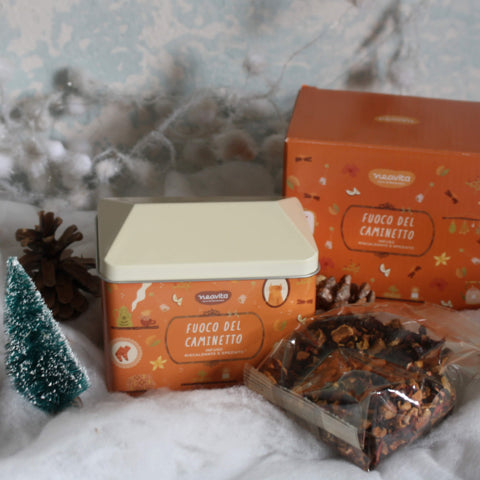 COCCOLE DI TE' NEAVITA TISANE - Casetta con infuso Fuoco del caminetto - 70gr