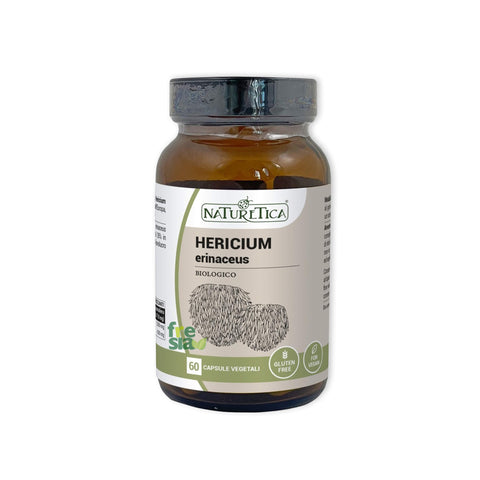 HERICIUM ERINACEUS - YAMABUSHITAKE - Efficace rimedio contro disturbi gastrointestinali, gonfiore e gastrite. Utile anche in caso di stress - 60 capsule