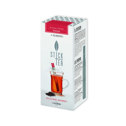 TE' ROSSO KEEMUN - I classici - Stick Tea Italia - 12 Stick monodose