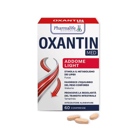 OXANTIN MED ADDOME LIGHT - Stimola il metabolismo dei lipidi, favorisce l'equilibrio del peso corporeo e promuove la regolarità del transito intestinale - 60 compresse