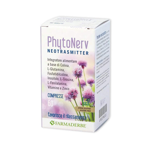 PHYTONERV NEOTRASMITTER - Migliora la memoria e la concentrazione donando un buon equilibrio emotivo - 60 compresse