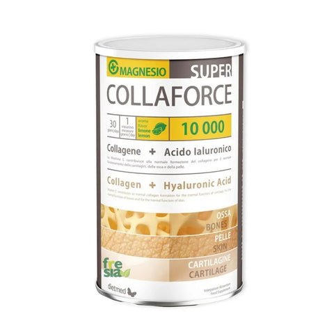 SUPER COLLAFORCE 10000 - per capelli, unghie e ossa forti, e per una pelle senza età – gusto limone - 450g