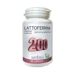 LATTOFERRINA 200 – Favorisce le difese dell’organismo, migliora la risposta immunitaria e protegge dall’attacco di virus e batteri.  – 30 capsule