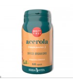 ACEROLA – Fonte di vitamina C che contribuisce a mantenere alte le difese immunitarie e allontanare l'influenza – 60 capsule