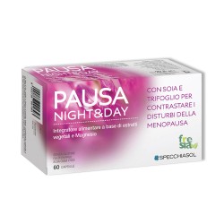 PAUSA NIGHT & DAY – Utile contro vampate, irritabilità e risvegli frequenti tipici della menopausa – 80 capsule